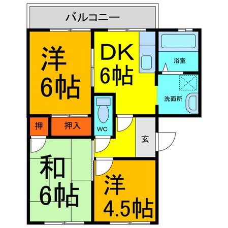 アゼリアパークハウスＦの物件間取画像